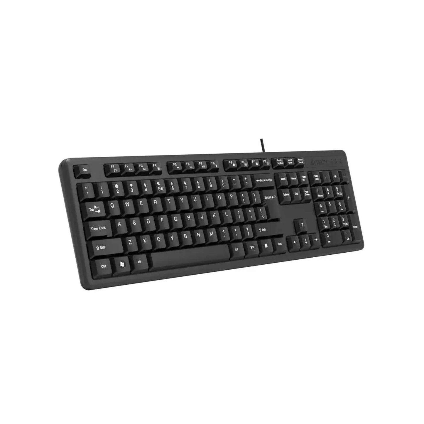 A4TECH KK-3 Black Multimedia Wired Keyboard Price in Pakistan - dynsol