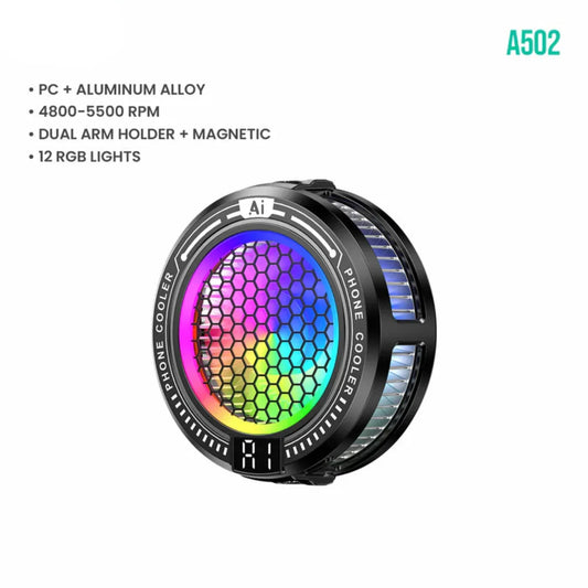 Amaze A502 Snow Core AI Magnetic Phone Cooler – Best Price in Pakistan | Dynsol.pk - dynsol