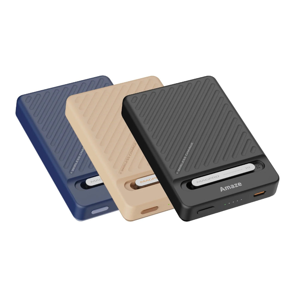 Amaze MagPro A246 10,000mAh Magnetic Wireless Power Bank with Stand Price in Pakistan | dynsol.pk