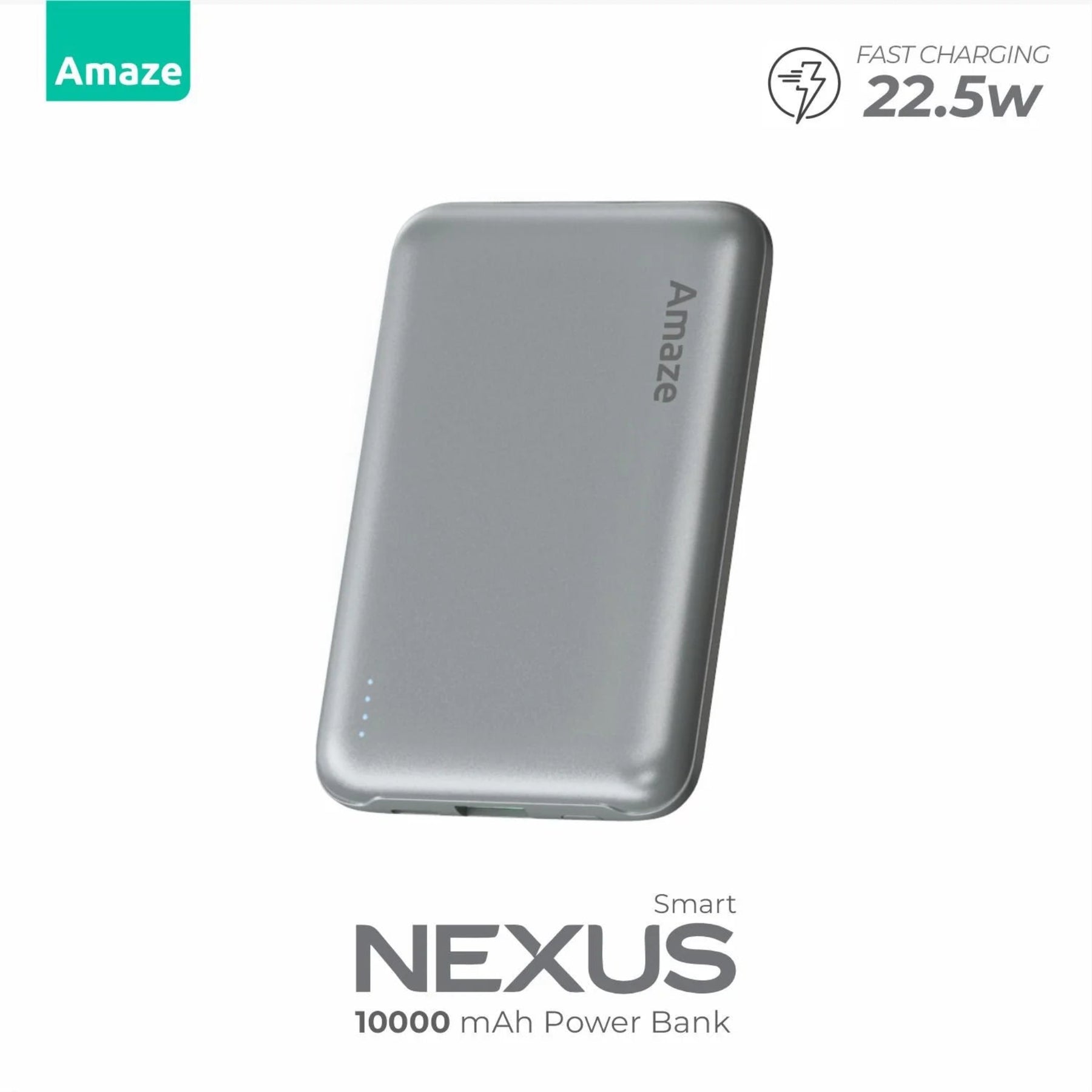 Amaze A235 Nexus Smart 10,000mAh Power Bank 22.5W | Best Price in Pakistan | Dynsol.pk