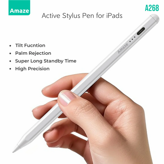Amaze A268 Active Stylus Pen for iPads (Type-C Charging) | Best Price in Pakistan | Dynsol.pk - dynsol