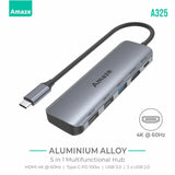 Amaze A325 5-in-1 Type‑C Multifunction Hub 4K@60Hz Price In Pakistan | Dynsol.pk - dynsol