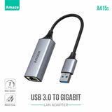 Amaze A415s Aluminum Alloy USB 3.0 Gigabit LAN Adapter Price In Pakistan | Dynsol.pk - dynsol