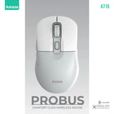 Amaze A715 ProBus Comfort Click Wireless Mouse – Silver / White | Best Price in Pakistan | Dynsol.pk - dynsol