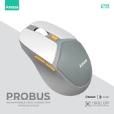 Amaze A725 ProBus Rechargeable Triple Connection Wireless Mouse | Best Price in Pakistan | Dynsol.pk