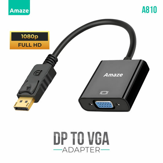 Amaze A810 DP to VGA Adapter 1080P | Best Price in Pakistan | Dynsol.pk - dynsol
