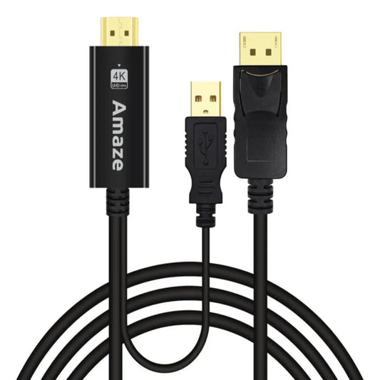 Amaze A820 HDMI to DP Cable 4K@60Hz – 2M | Best Price in Pakistan | Dynsol.pk - dynsol