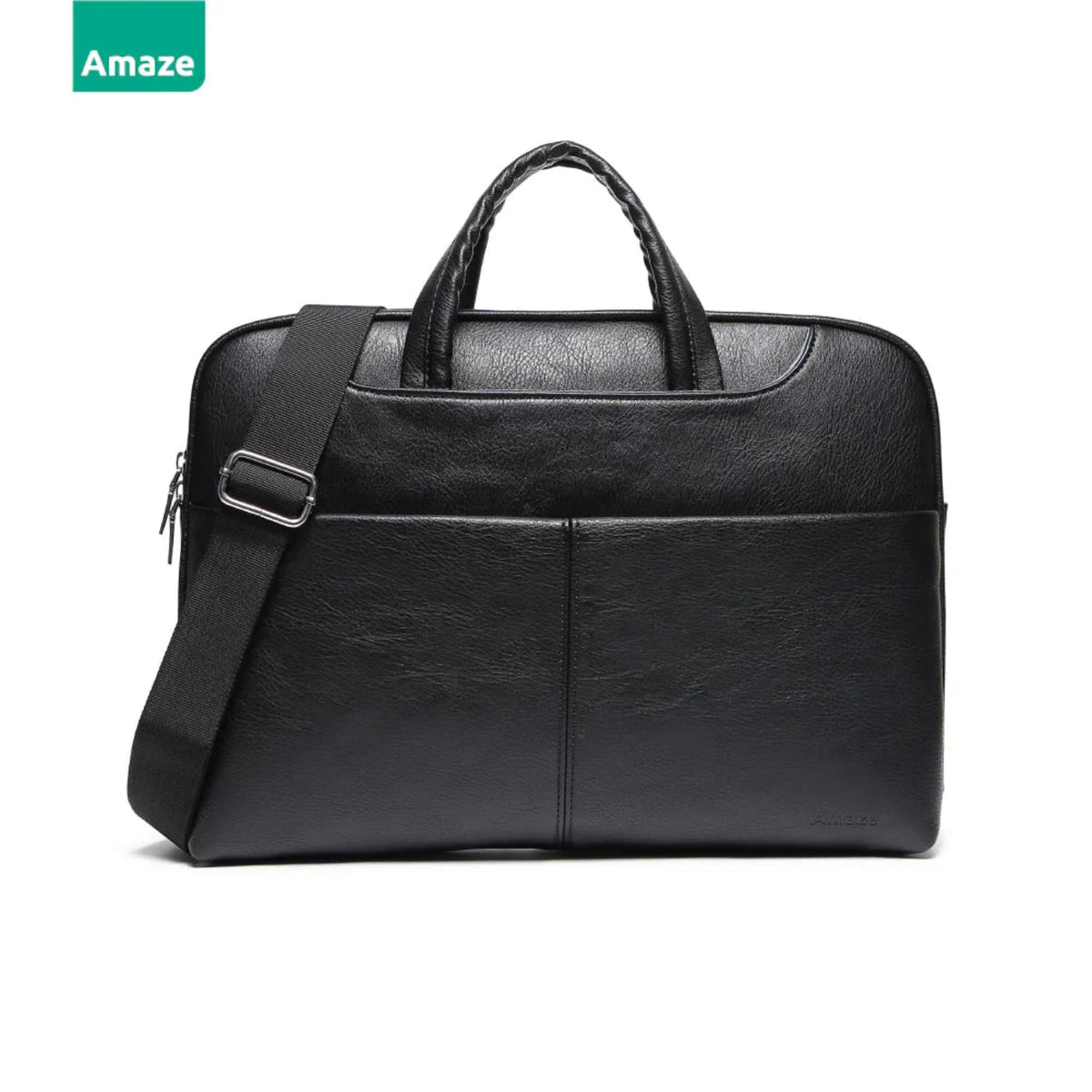 Amaze A920 Office Mate High Quality Synthetic Leather Bag 13/14/15/16 – Black | Best Price in Pakistan | Dynsol.pk
