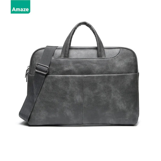 Amaze A920 Office Mate High Quality Synthetic Leather Bag 13/14/15/16 – Black / Brown / Grey | Best Price in Pakistan | Dynsol.pk - dynsol