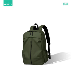 Amaze A940 Workie Synthetic Fiber Laptop Backpack – Green | Best Price in Pakistan | Dynsol.pk