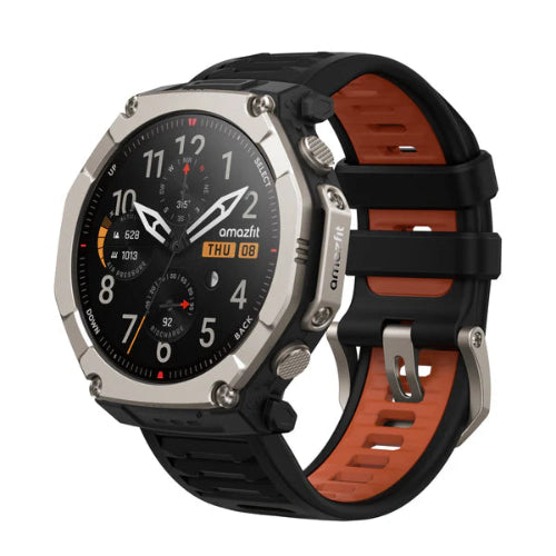 Amazfit T-Rex Ultra 2 rugged outdoor smartwatch with AMOLED display with dual-band GPS