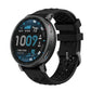 Amazfit Active Max smartwatch with black design and 1.5 inch AMOLED display.