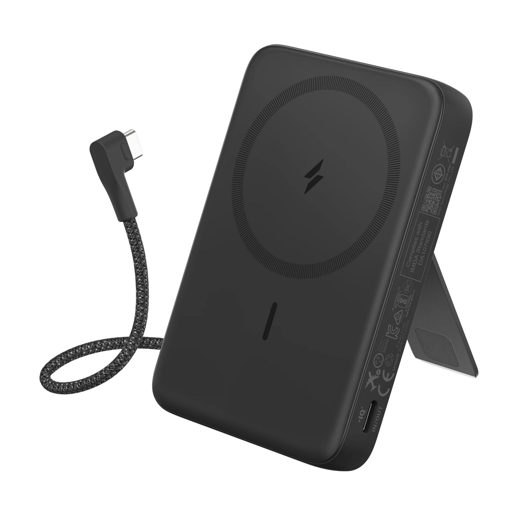 A1685 Anker Zolo Power Bank 10k,Magnetic,Built-In USB-C Cable