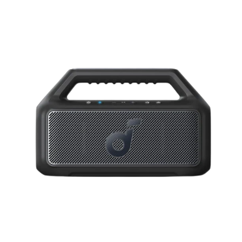 Anker Soundcore Boom 2 SE portable Bluetooth speaker with deep bass, waterproof design, long battery life, and wireless outdoor sound performance.