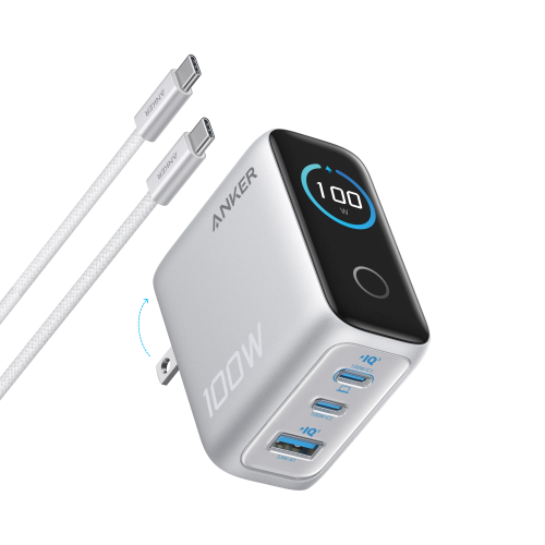 Anker A121B 100W Charger with Display