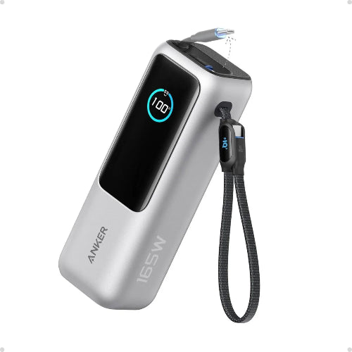 Anker A1695 25000mAh 165W Power Bank with Built-in USB-C Cables