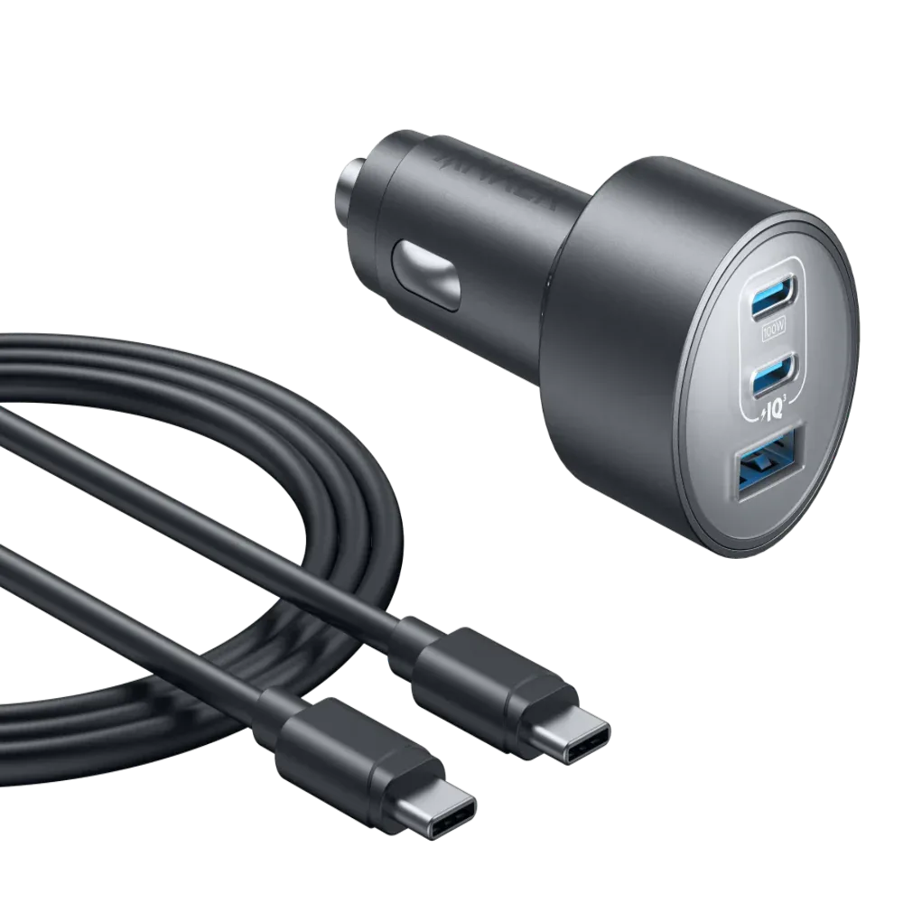 Anker A2737 Nano Car Charger (167.5W, 3‑Ports) – Price in Pakistan | dynsol.pk - dynsol