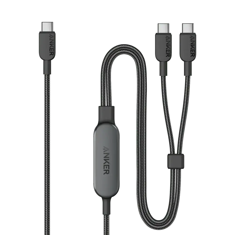 Anker A8895 140W 2‑in‑1 USB‑C to USB‑C Cable – Price in Pakistan | dynsol.pk - dynsol