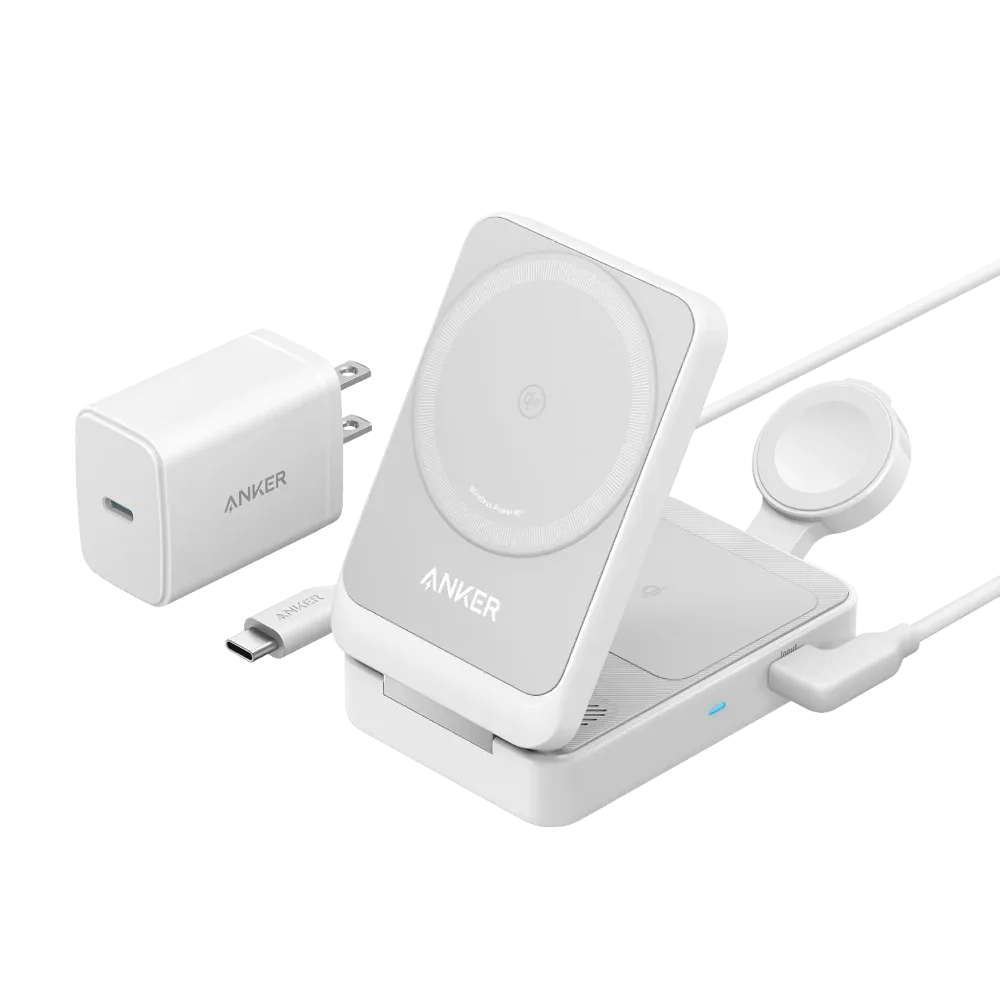 Anker B2557 3-in-1 Wireless Charger – Fast & Organized Charging Solution Price in Pakistan | dynsol.pk - dynsol