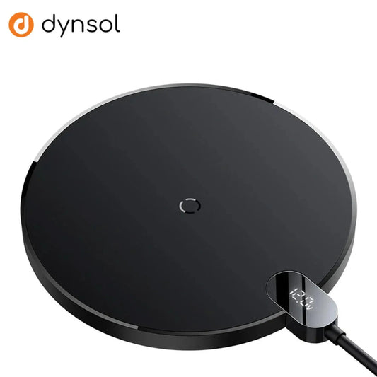 BASEUS Digital LED Display Gen 2 Wireless Charger 15W – Black | Price in Pakistan - dynsol