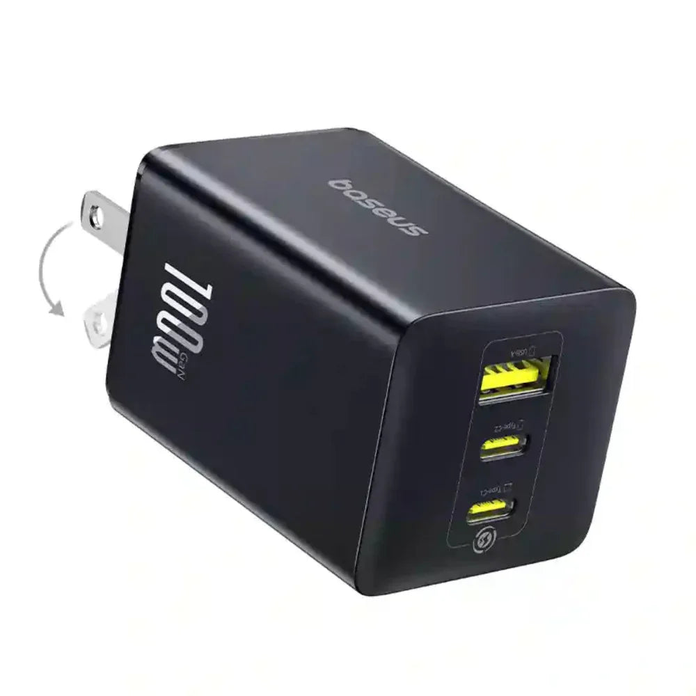 BASEUS EnerFill FE11 Fast Charger – 100W (2C + U) US, Cosmic Black | Price in Pakistan | Dynsol.pk - dynsol