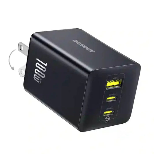 BASEUS EnerFill FE11 Fast Charger – 100W (2C + U) US, Cosmic Black | Price in Pakistan | Dynsol.pk - dynsol