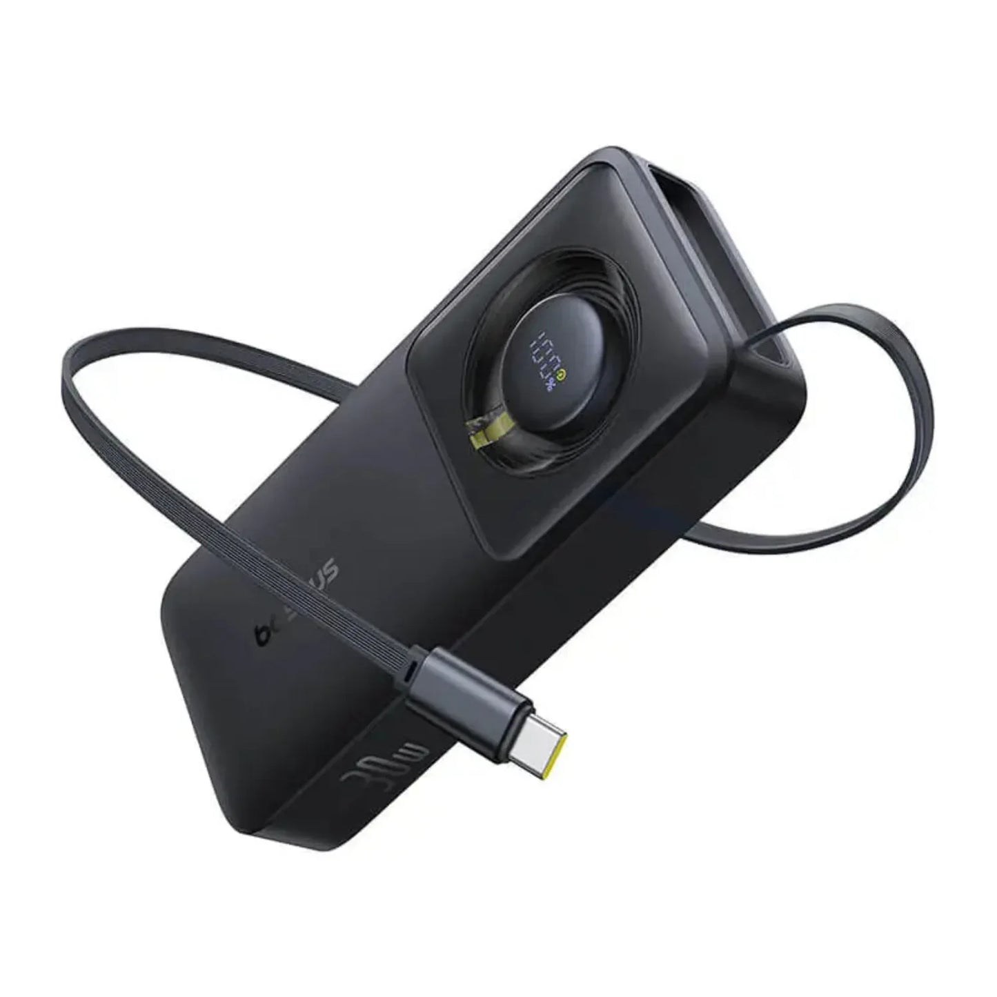 BASEUS FREE2PULL Power Bank with Retractable Cable 10000mAh – 30W Cosmic Black | Best Price in Pakistan | Dynsol.pk - dynsol