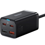 BASEUS GaN3 Pro Desktop Fast Charger – 65W (2C + 2U) EU, Black | Best Price in Pakistan | Dynsol.pk - dynsol