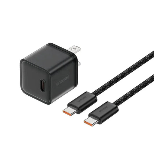 BASEUS GaN5S Fast Charger 1C 20W US (With Dynamic USB-C to USB-C Cable) Best Price in Pakistan | dynsol.pk - dynsol