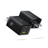 BASEUS GaN5 Pro Fast Charger 2C+U 65W US – Pack of 2 (Cluster Black) | Price in Pakistan | Dynsol.pk - dynsol