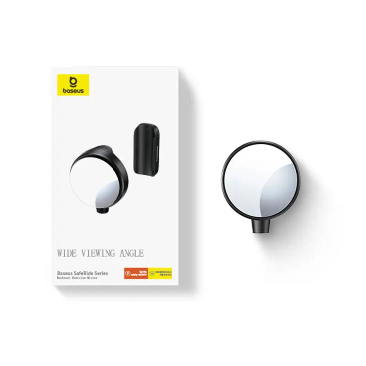 BASEUS SafeRide Series Backseat Rearview Mirror (1‑Piece) – Cluster Black | Price in Pakistan