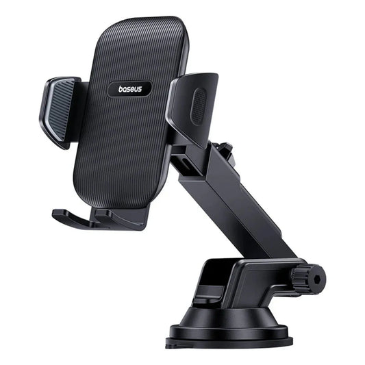 BASEUS UltraControl Go Series Clamp-Type Phone Holder (Suction Cup Version) – Cluster Black | Price in Pakistan - dynsol