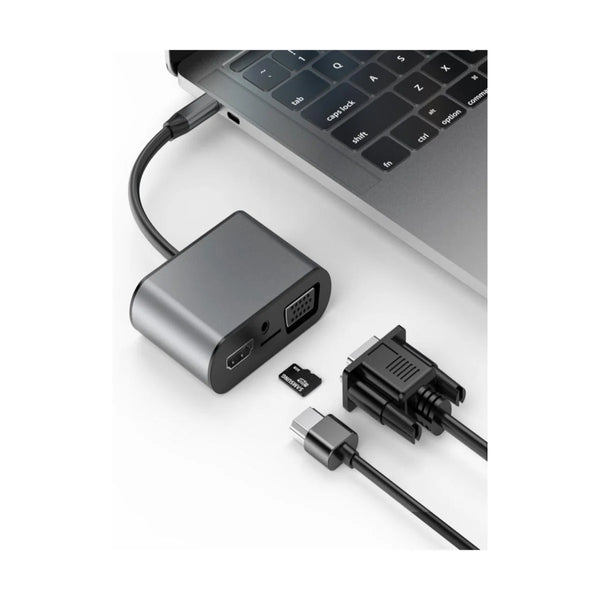 BASIX TW8R 8-in-1 USB-C Hub | Ultimate Connectivity Solution | Best Price in Pakistan | Dynsol.pk