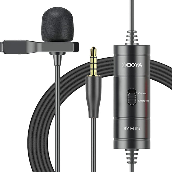 BOYA BY-M1S Lavalier Mic for Smartphone, DSLR &amp; Recording –&nbsp; Price in Pakistan | Dynsol.pk - dynsol