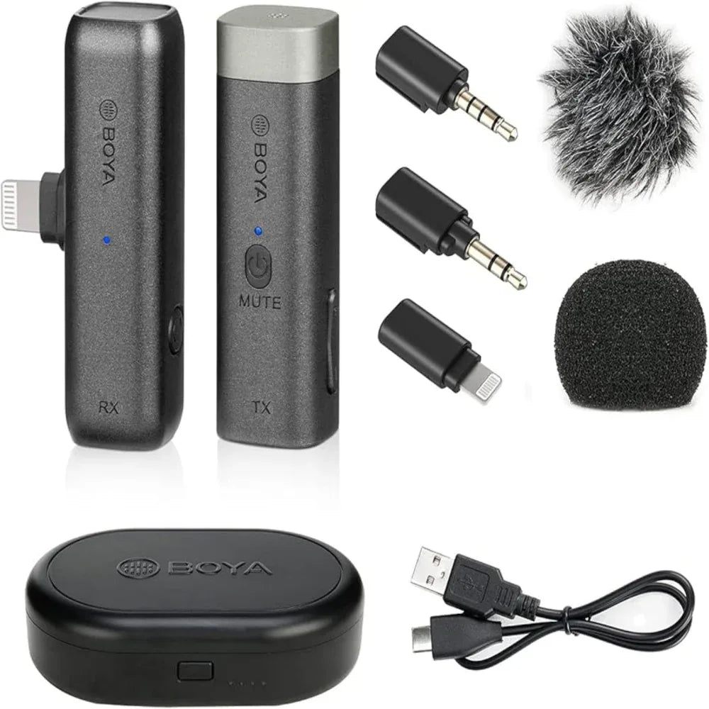 BOYA BY-WM3D Dual Wireless Microphone System for DSLR &amp; Smartphone – Price in Pakistan | Dynsol.pk - dynsol