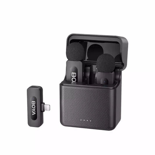 BOYA BY‑V3 2.4 GHz Dual‑Channel Wireless Microphone for iOS – Best Price in Pakistan | Dynsol.pk - dynsol
