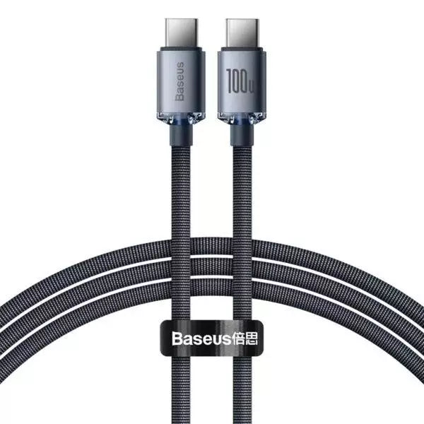 Baseus Crystal Shine Series Fast Charging Data Cable Type-C to Type-C 100W