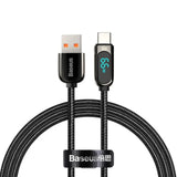 BASEUS Display Fast Charging Data Cable USB to Type-C – 66W (1M / 2M) - dynsol
