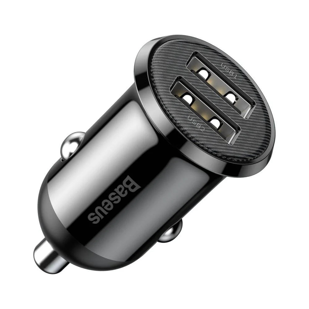 Baseus Grain Dual USB Car Charger 4.8A