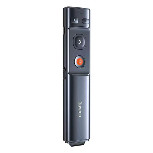 Baseus Orange Dot Wireless Presenter (Green Laser)(Charging) Grey - dynsol