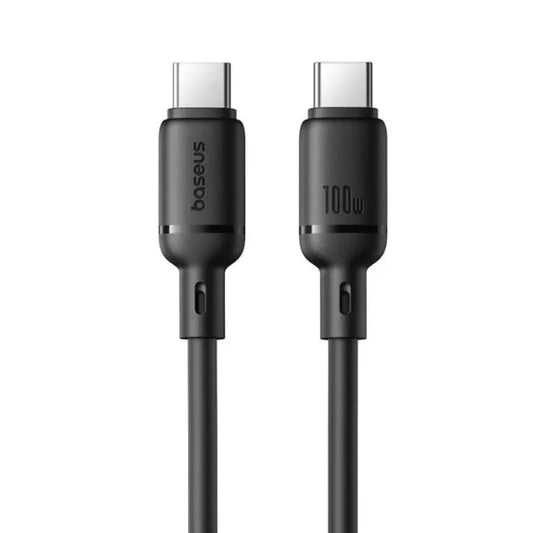 BASEUS Silky Series Fast Charging Cable Type-C to Type-C – 100W (1M / 2M) - dynsol