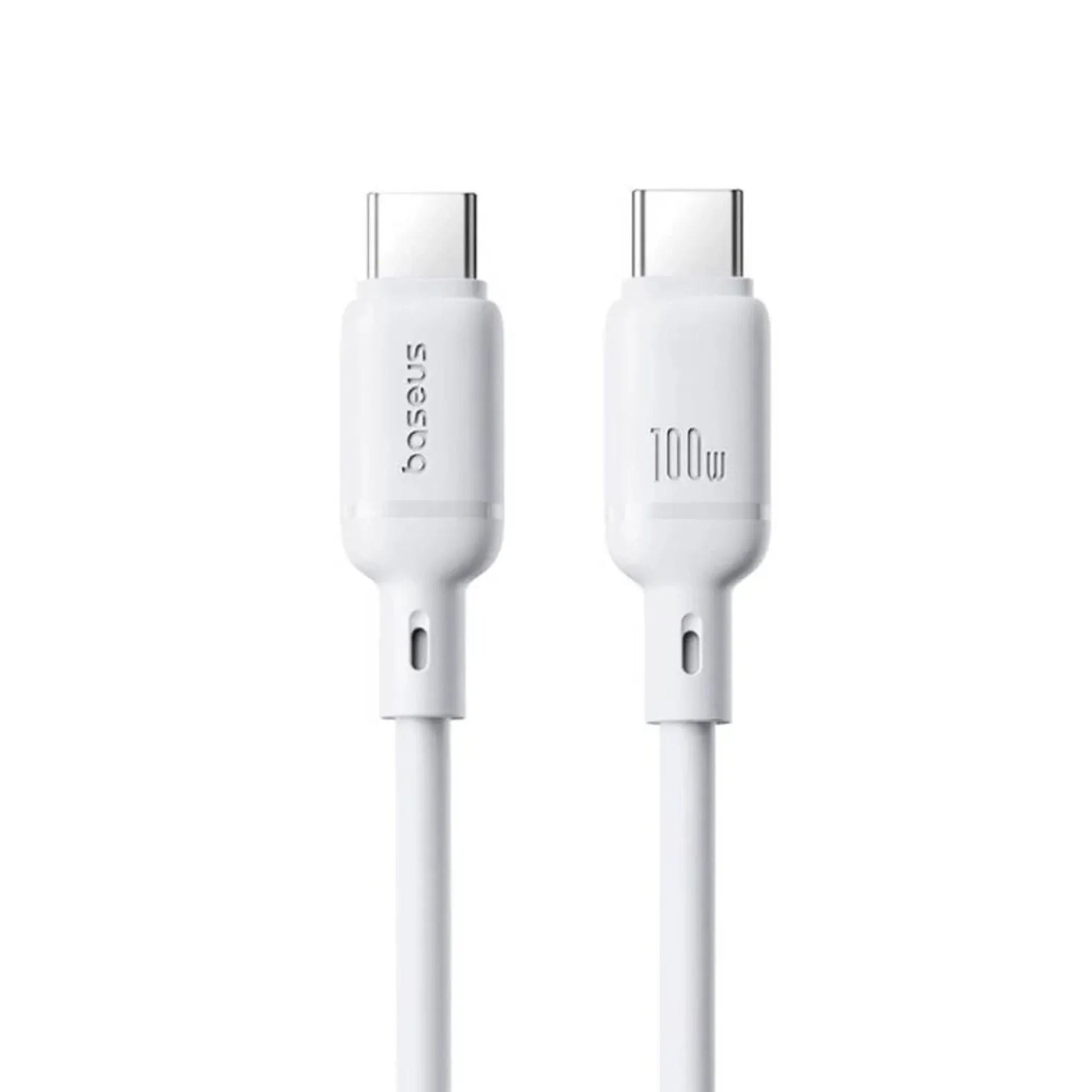 BASEUS Silky Series Fast Charging Cable Type-C to Type-C – 100W (1M / 2M) - dynsol