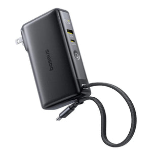 BASEUS NOMOS NT11 Omni Charge Digital Display Power Bank 10000mAh – 67W Cosmic Black