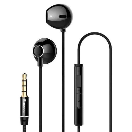 Baseus Encok H06 Lateral In-Ear Wired Earphone Black | Price in Pakistan | dynsol.pk - dynsol