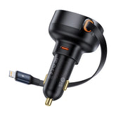 Baseus Enjoyment Pro Car Charger C +Retractable  Cable 60W Price in Pakistan 