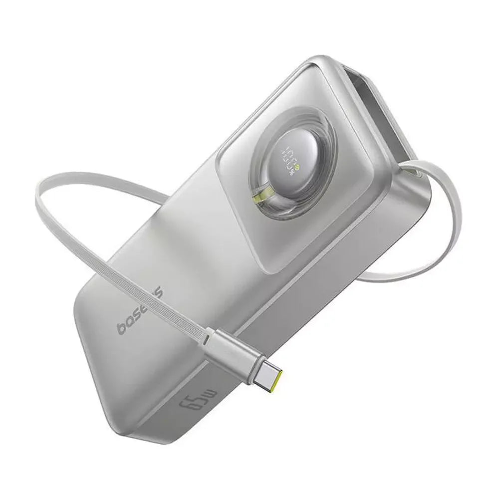 Baseus Free2Pull 20000mAh 65W Power Bank with Retractable USB-C Cable | Best Price in Pakistan | Dynsol.pk - dynsol