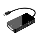 Basix D1 Mini DisplayPort to HDMI + DVI + VGA Multi-Function Converter – 1080P | 15cm Cable | Best Price in Pakistan | Dynsol.pk