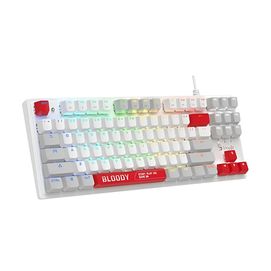 Bloody Gaming S310N Energy White Mecha-Like Keyboard Price in Pakistan - dynsol