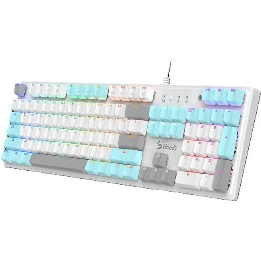 Bloody Gaming S520N Icy White Mechanical-Like Keyboard Price in Pakistan - dynsol