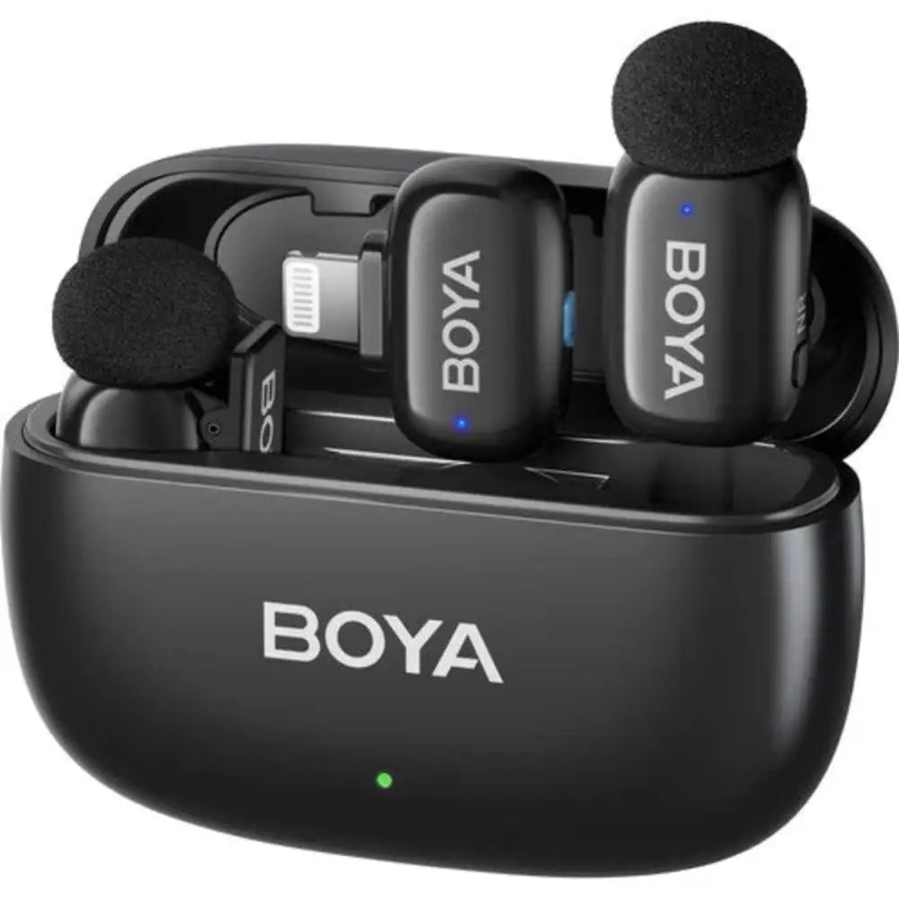 Boya Mini 2 03, Boya Mini 2 Lightning, Boya wireless microphone, dual wireless microphone, wireless lavalier mic, Boya mic price in Pakistan, wireless mic for iPhone, Lightning wireless microphone, vlogging microphone for iPhone, YouTube microphone iPhone, Boya Mini 2 03 price in Pakistan, Boya Mini 2 Lightning dual mic for iPhone, best wireless microphone for iPhone video recording Pakistan, dual mic for interviews and podcasting iPhone, wireless microphone with charging case powerbank, affordable wireless